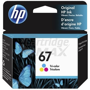 HP 67 Original Tri-Colour Inkjet Cartridge 3YM55AA - 100 Pages
