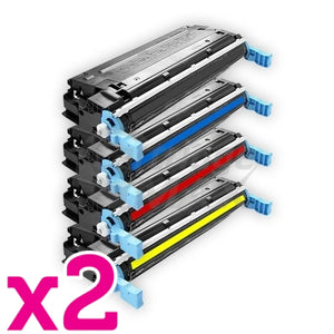 2 sets of 4 Pack HP Q5950A-Q5953A (643A) Generic Toner Cartridges [2B,2C,2M,2Y]