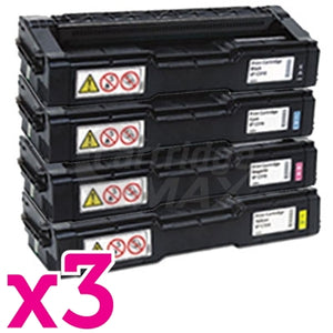 3 sets of 4 Pack Ricoh SP242 (406483-406486) Generic Toner Combo [3BK+3C+3M+3Y]