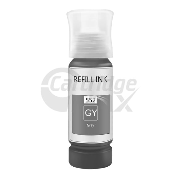 Generic Epson T552 EcoTank Grey Ink Bottle C13T06W592