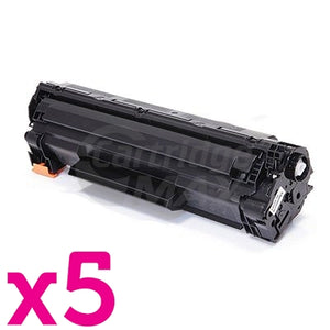 5 x HP CF283X (83X) Generic Black Toner Cartridge - 2,200 Pages