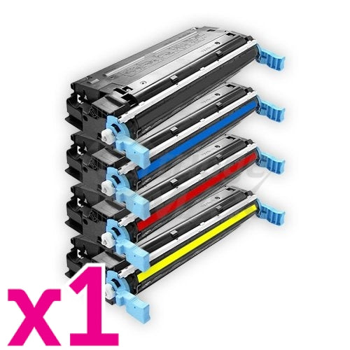 4 Pack HP Q5950A-Q5953A (643A) Generic Toner Cartridges [1BK,1C,1M,1Y]