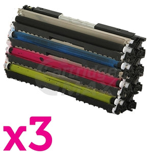 3 sets of 4 Pack HP CF350A-CF353A (130A) Generic Toner Cartridges [3BK,3C,3M,3Y]