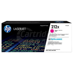 HP 212X W2123X Original Magenta High Yield Toner Cartridge