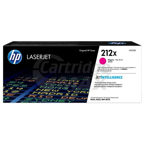 HP 212X W2123X Original Magenta High Yield Toner Cartridge