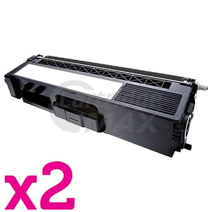 2 x Generic Brother TN-348BK Black Toner Cartridge