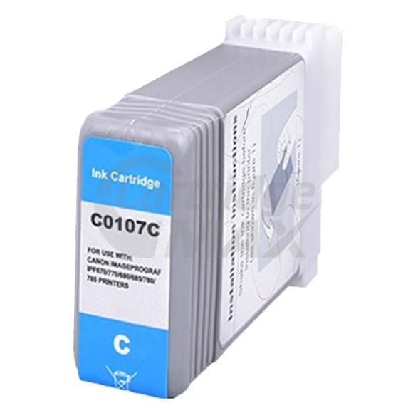 Generic Canon PFI-107C Cyan Ink Cartridge