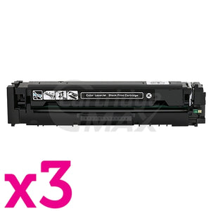 3 x HP 206X W2110X Generic Black High Yield Toner Cartridge