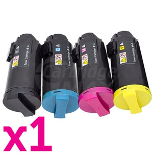 4 Pack Generic Fuji Xerox DocuPrint CP555d Toner Cartridges CT203061 - CT203064 [1BK,1C,1M,1Y]