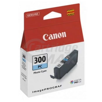 Original Canon PFI-300PC Photo Cyan Ink Cartridge