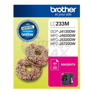 Original Brother LC-233M Magenta Ink Cartridge