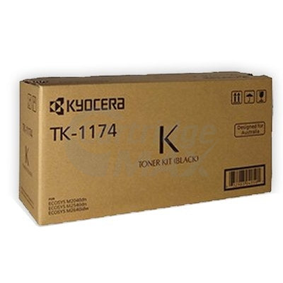 1 x Original Kyocera TK-1174 Black Toner Cartridge M2640IDW, M2040DN, M2540DN