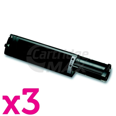 3 x Epson AL-CX11N / CX11NF / C1100/ C1100N Generic (S050190) Black Toner Cartridge