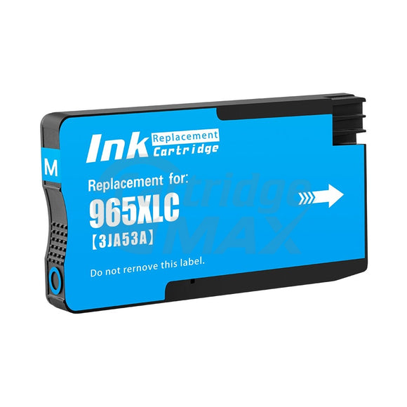 HP 965XL Generic Cyan High Yield Inkjet Cartridge 3JA81AA - 1,600 Pages