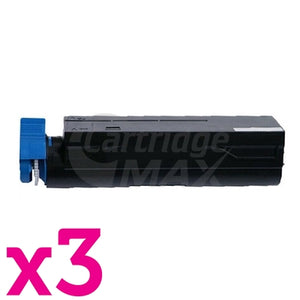 3 x OKI MB451/ B401 Generic Black High Yield Toner Cartridge (44992407)