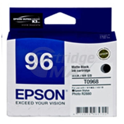 Epson Original T0968 Matte Black Ink Cartridge - 495 pages [C13T096890]