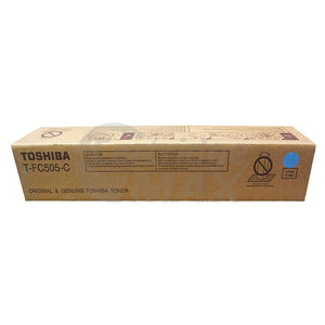 Original Toshiba e-Studio 2505AC, 3005AC, 3505AC, 4505AC, 5005AC Cyan Toner Cartridge TFC505C