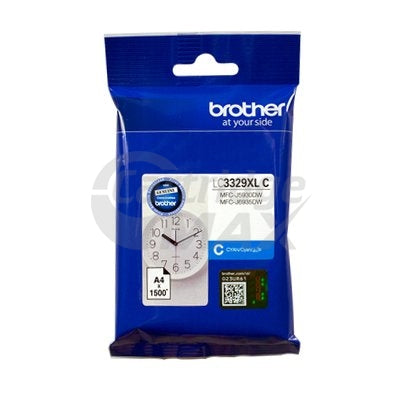 Original Brother LC-3329XLC High Yield Cyan Ink Cartridge