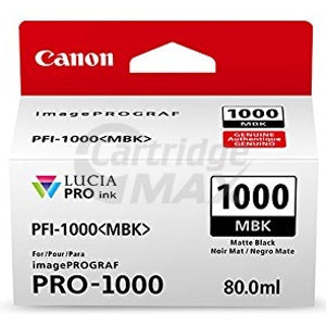 Original Canon PFI-1000MBK Matte Black Ink