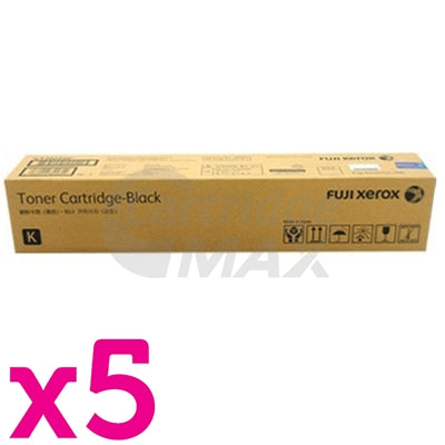 5 x Fuji Xerox DocuCentre SC2020 Original Black Extra High Yield Toner Cartridge - 12,500 pages (CT202396)