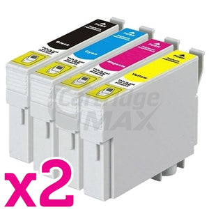 8 Pack Generic Epson T0561-T0564 series [2BK,2C,2M,2Y]