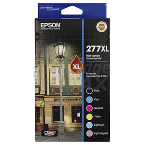 Epson 277XL (C13T278892) Original High Yield Inkjet Value Pack [1BK,1C,1M,1Y,1LC,1LM]