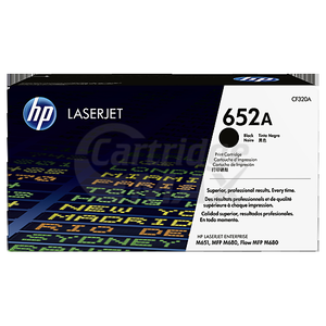 HP CF320A (652A) Original Black Toner Cartridge  - 11,500 Pages