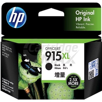 HP 915XL Original Black High Yield Inkjet Cartridge 3YM22AA