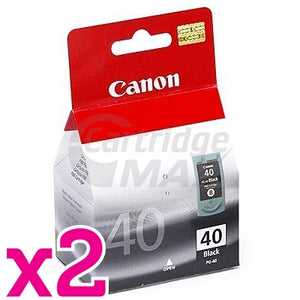 2 x Canon PG-40 Original Ink Cartridge