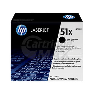 1 x HP Q7551X (51X) Original Black Toner Cartridge - 13,000 Pages