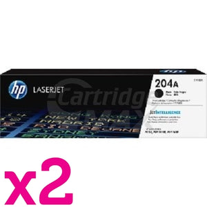 2 x HP 204A (CF510A) Original Black Toner Cartridge