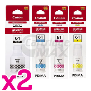 8-Pack Original Canon GI61 Ink Bottle [2BK,2C,2M,2Y]