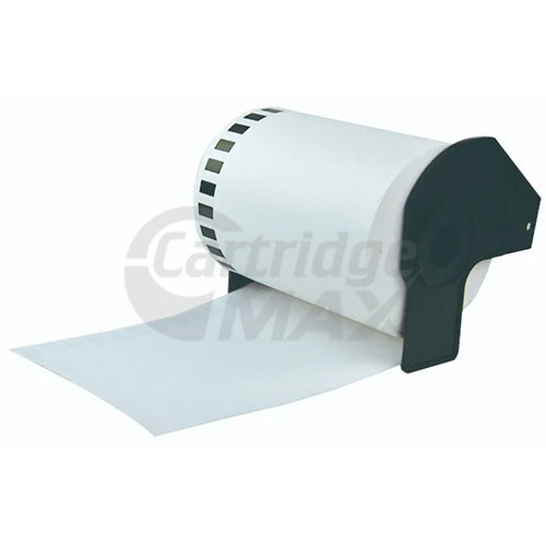 Brother DK-22246 Generic Black Text on White Continuous Paper Label Roll 103mm x 30.48m