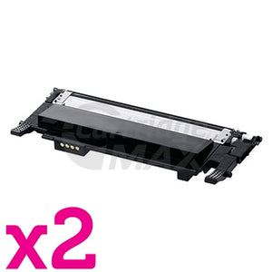 2 x Generic Samsung CLP-360, CLP-365, CLX-3300, CLX-3305 [CLT-K406S K406] Black Toner SU120A