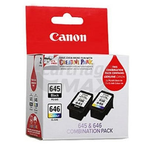 Canon PG-645 + CL-646 Original Ink Cartridge Twin Pack PG645CL646CP [1BK, 1CL]