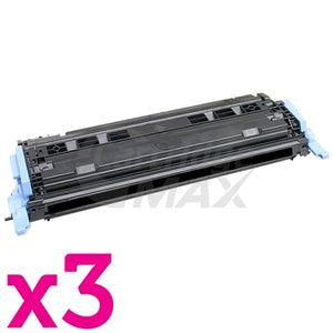 3 x Canon LBP5000 LBP5100 (CART-307BK) Generic Black Toner Cartridge - 2,500 Pages