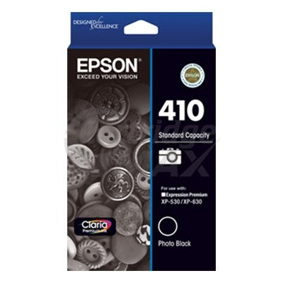 Epson 410 (C13T338192) Original Photo Black Inkjet Cartridge