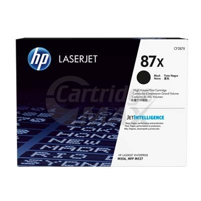 1 x HP CF287X (87X) Original Black Toner Cartridge - 18,000 Pages