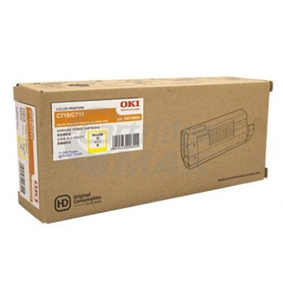 Oki Original C710N/ C711N Yellow Toner Cartridge - 11,500 pages (44318609)