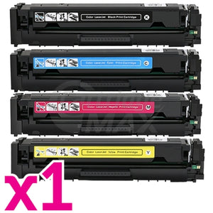 4 Pack HP 206A W2110A-W2113A Generic Toner Cartridges [1BK,1C,1M,1Y]