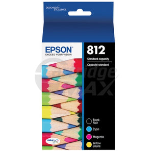 Epson 812 (C13T05D692) Original Ink Cartridge Value Pack [1BK,1C,1M,1Y]