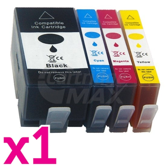4 Pack HP 915XL Generic High Yield Inkjet Cartridge 3YM22AA - 3YM19AA [1BK,1C,1M,1Y]