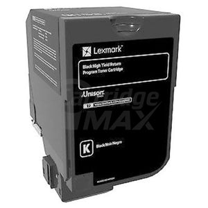 Lexmark 74C6HK0 Original CS720 / CS725 Black High Yield Return Program Toner Cartridge