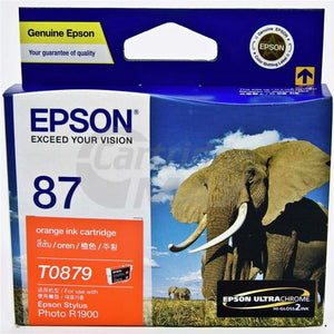 Epson 87 T0879 Orange Original Ink Cartridge - 915 pages [C13T087990]