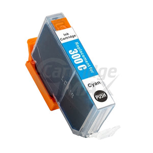 Generic Canon PFI-300C Cyan Ink Cartridge