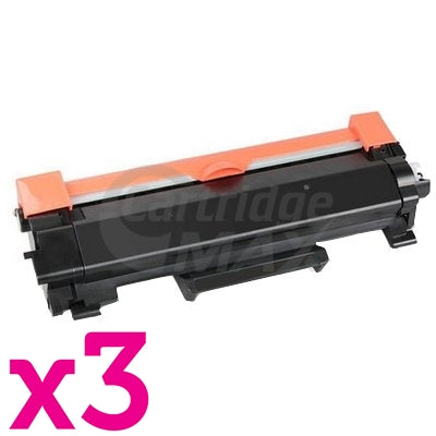 3 x Brother TN-2450 High Yield Generic Toner Cartridge