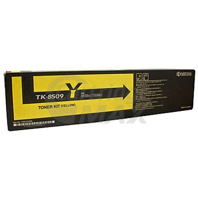 Original Kyocera TK-8509Y Yellow Toner Cartridge TASKalfa 4550ci, 4551ci, 5550ci, 5551ci