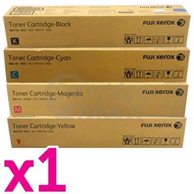 4 Pack Fuji Xerox DocuCentre SC2020 Original Extra High Yield Toner Combo (CT202396-CT202399)