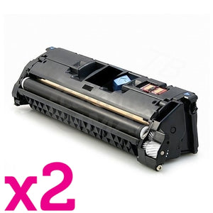 2 x Canon LBP 5200 / MFC 8180 (CART-301BK) Generic Black Toner Cartridge