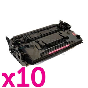 10 x HP CF287A (87A) Generic Black Toner Cartridge - 9,000 Pages